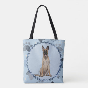Bolsa Tote Malinois belgas