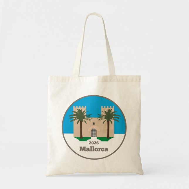 Bolsa Tote Mallorca Tote with logo for client (Frente)