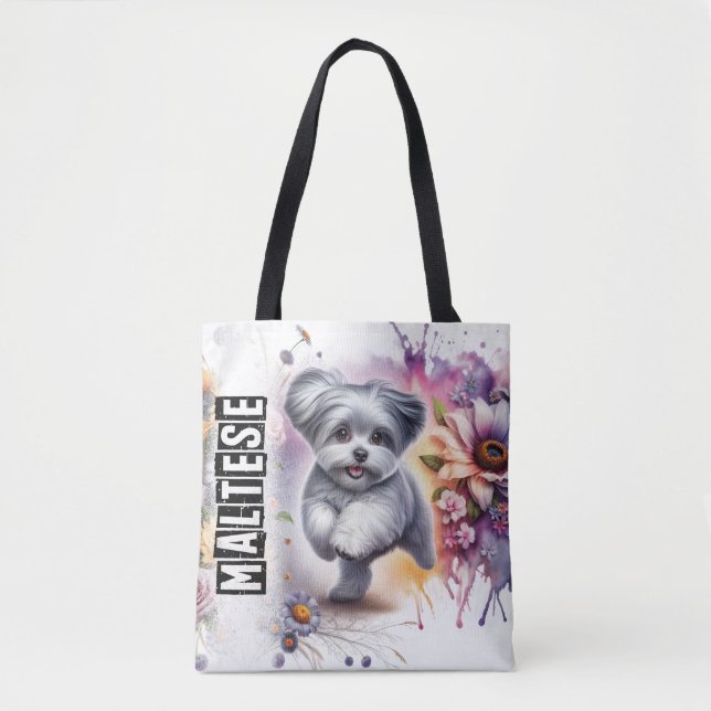 Bolsa Tote Maltês (Frente)