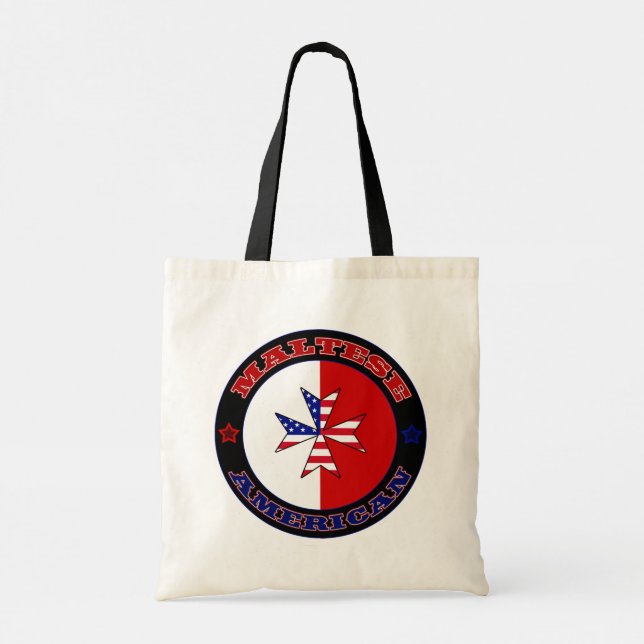 Bolsa Tote Maltês - American Cross Ensign (Verso)