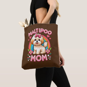 Bolsa Tote Maltipoo Dog Mãe Para A Mãe Do Cachorro Maltipoo