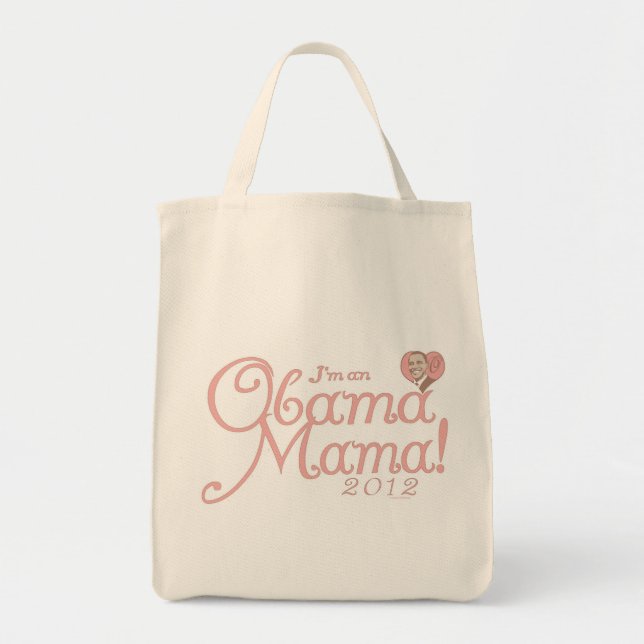 Bolsa Tote Mama 2012 de Obama por ButtonZup (Frente)