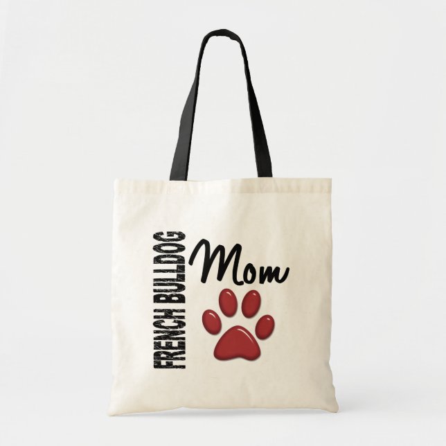 Bolsa Tote Mamã 2 do buldogue francês (Frente)
