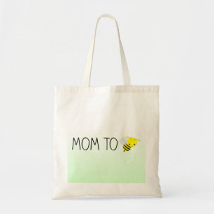Bolsa Tote Mamã a ser, verde bonito do zangão/amarelo