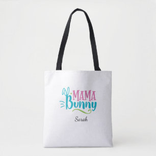 Bolsa Tote Mama Bunny Cute Páscoa