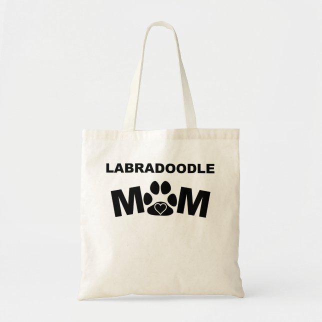 Bolsa Tote Mamã de Labradoodle (Frente)