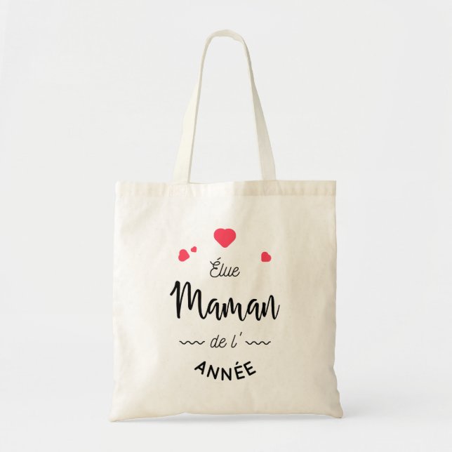 Bolsa Tote Mamã do année (Frente)