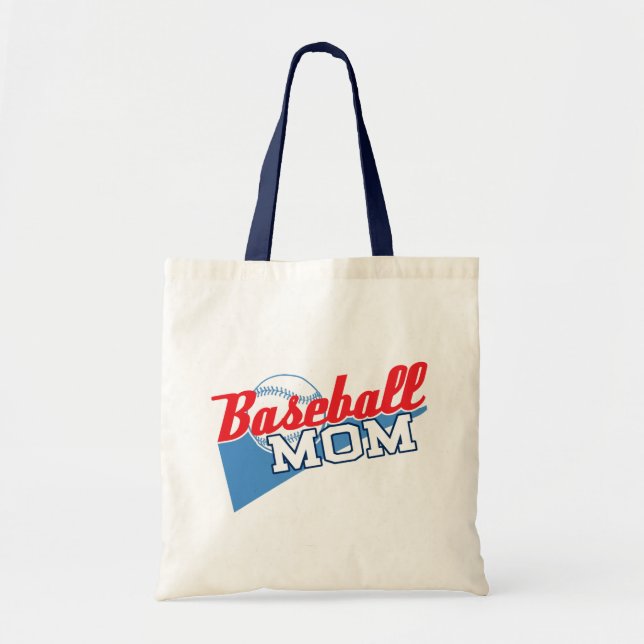 Bolsa Tote Mamã do basebol (Frente)
