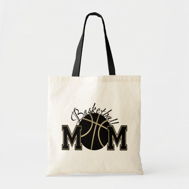 Bolsa Tote Mamã do basquetebol (Frente)