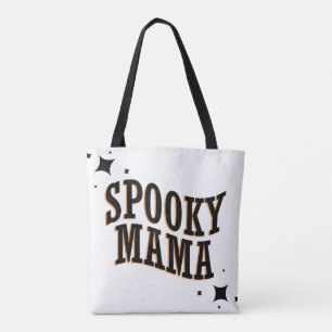 Bolsa Tote Mama Engraçada Engraçada Truque de Halloween ou Tr