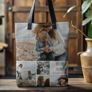 Bolsa Tote Mama Fez Remendo Mágico de Fotos 