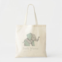 Mama Macia Elefante Pastel Fofo – Geométrico Minim