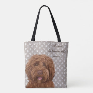 Bolsa Tote Mamã orgulhosa <3 de Labradoodle