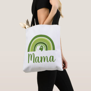 Bolsa Tote Mama Personalizada do arco-íris