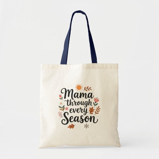 Bolsa Tote Mama through every season (Frente)