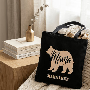 Bolsa Tote mama ursa elegante personalizada