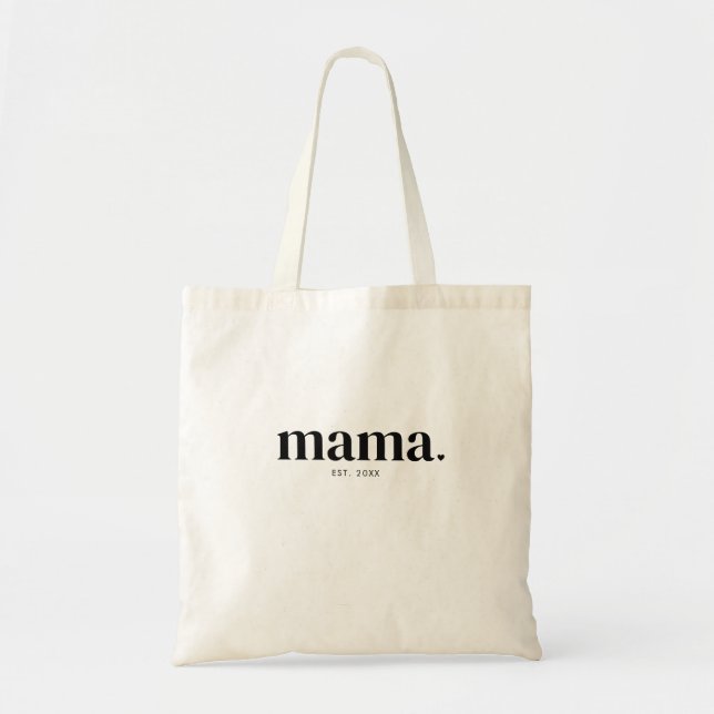 Bolsa Tote Mama Year Established (Frente)