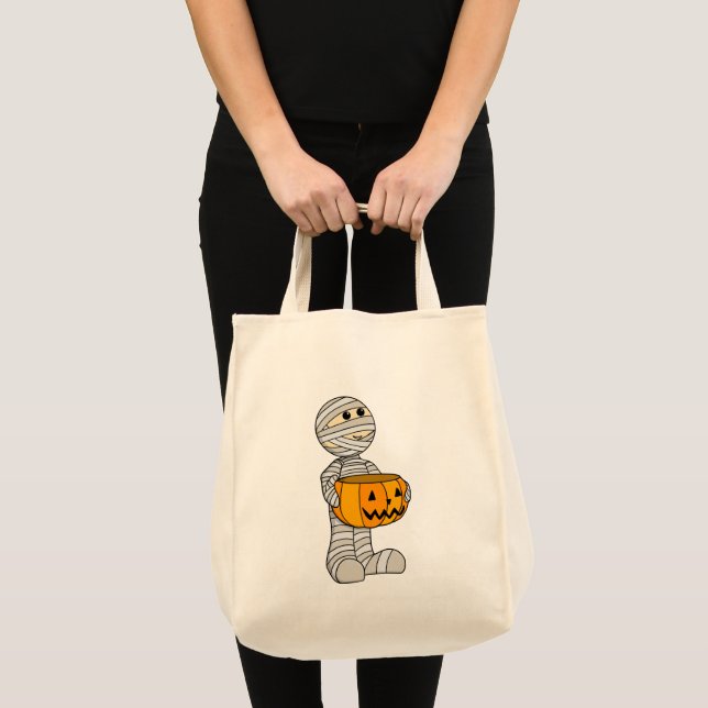 Bolsa Tote Mamãe Bonita com Jack-o-Lanterna (Frente (produto))