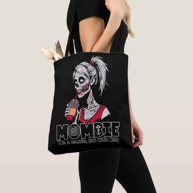 Bolsa Tote Mamãe, como um zumbi, mas com crianças (Close Up)