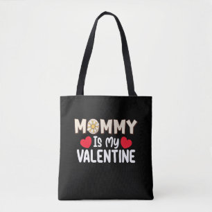 Bolsa Tote Mamãe é o meu dia dos namorados Mãe Família Filho