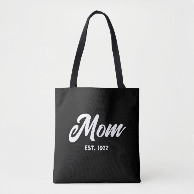 Bolsa Tote Mamãe Estabeleceu Novo Presente Mãe (Frente)