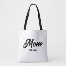 Bolsa Tote Mamãe Estabeleceu Novo Presente Mãe