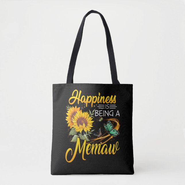 Bolsa Tote Mamãe Gift | Felicidade É Ser Mamã (Frente)