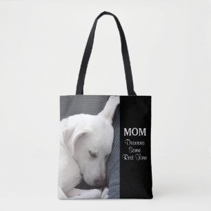 Bolsa Tote Mamãe Merece Algum Tempo De Descanso Cachorro Bran