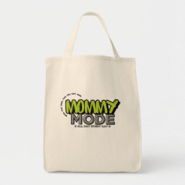 Bolsa Tote Mamãe Modo Tote Bag - Engraçado O Dia Todo Mãe