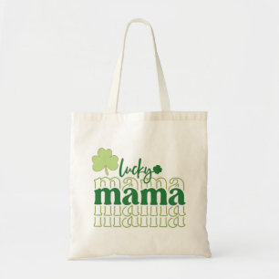 Bolsa Tote mamãe sortuda, Rua Leprechaun. Dia de Patrick