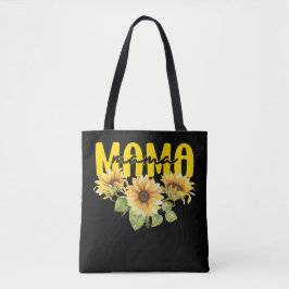 Bolsa Tote Mamãe Sunflower Sunshine - Design Floral alegre