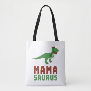 Bolsa Tote Mamasauro Dinossauro Tyrannosaurus Rex Dia de as m