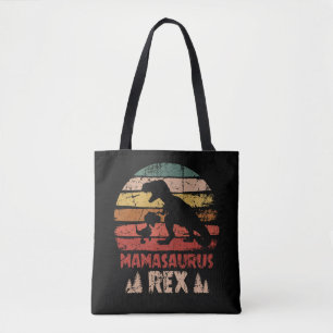 Bolsa Tote Mamasauro T rex Dinossauro Engraçado Mama Saurus
