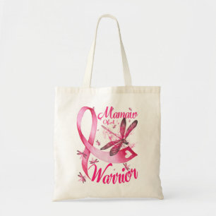 Bolsa Tote Mamaw De Um Guerreiro Libélula Câncer De Mama
