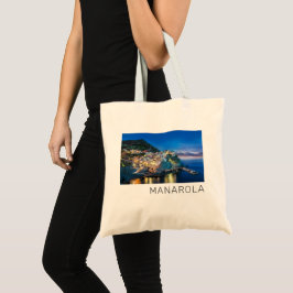 Bolsa Tote Manarola Cinque Terre La Spezia Itália Panorama