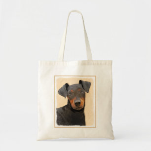 Bolsa Tote Manchester Terrier Pintura Original