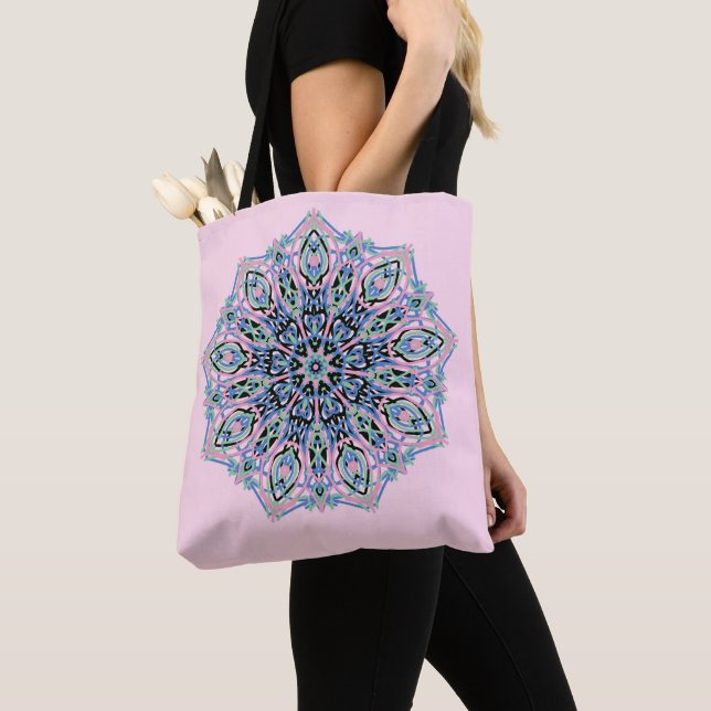 Bolsa Tote Mandala. (Close Up)