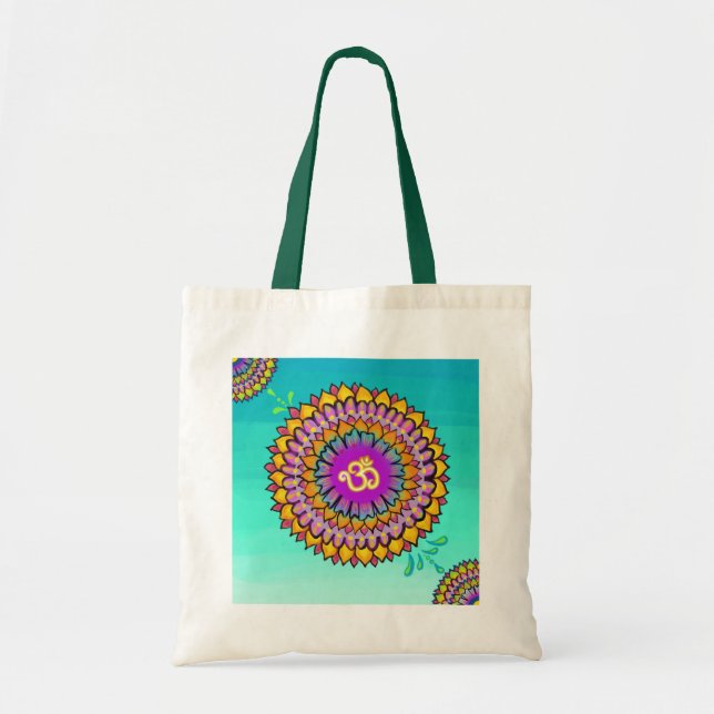 Bolsa Tote Mandala Aum Tote Bag (Frente)