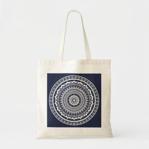 Bolsa Tote Mandala Branca Deixe o mar te libertar