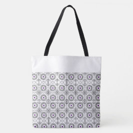 Bolsa Tote Mandala brava e Design do Motif Folha