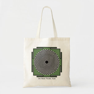 Bolsa Tote mandala de oração Om Mani Padme Hum