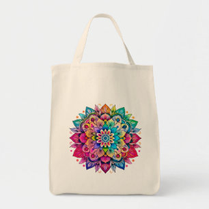 Bolsa Tote Mandala / Design de Flor
