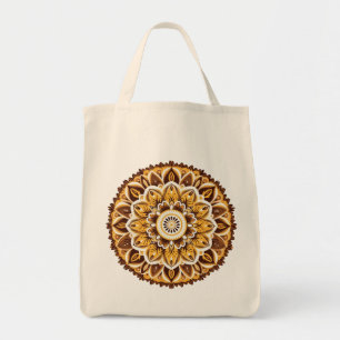 Bolsa Tote Mandala / Design de Flor