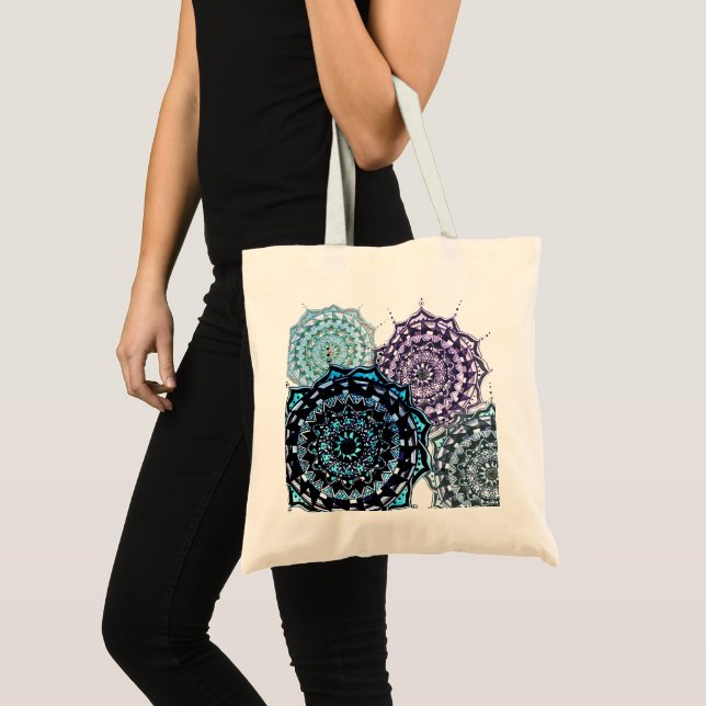 Bolsa Tote Mandala Design Tote Bag (Frente (produto))