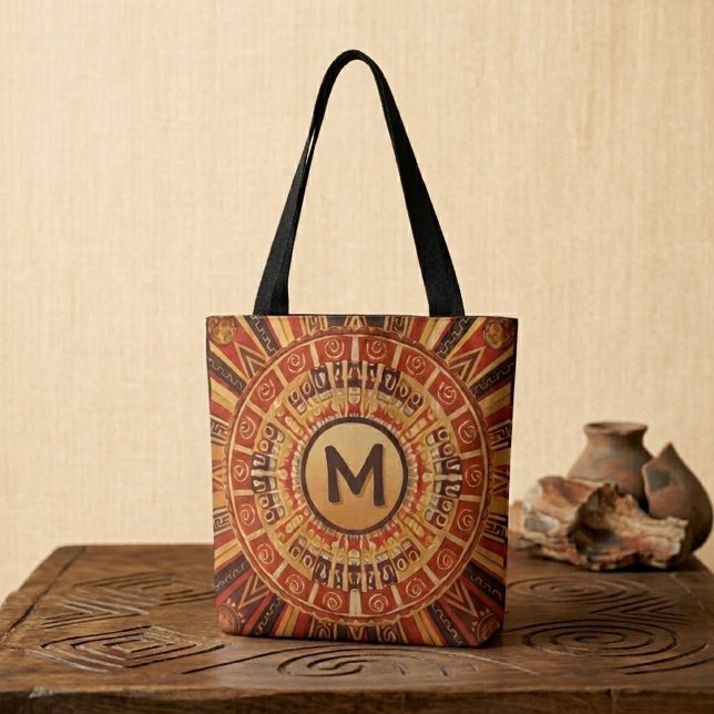 Bolsa Tote Mandala do Sol Antigo (Criador carregado)
