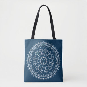 Bolsa Tote Mandala feita dos Seashells