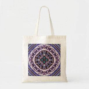 Bolsa Tote Mandala roxa