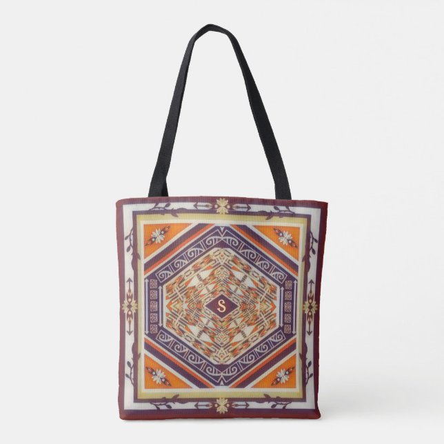 Bolsa Tote Mandala Tribal Nouveau (Verso)