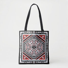 Bolsa Tote Mandala Tribal Novo