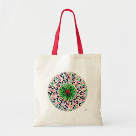 Bolsa Tote Mandala Verde Vida